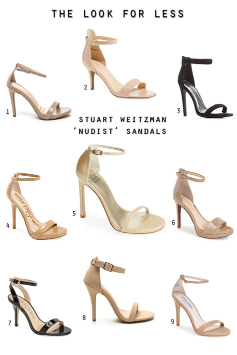stuart weitzman nudist heel dupe